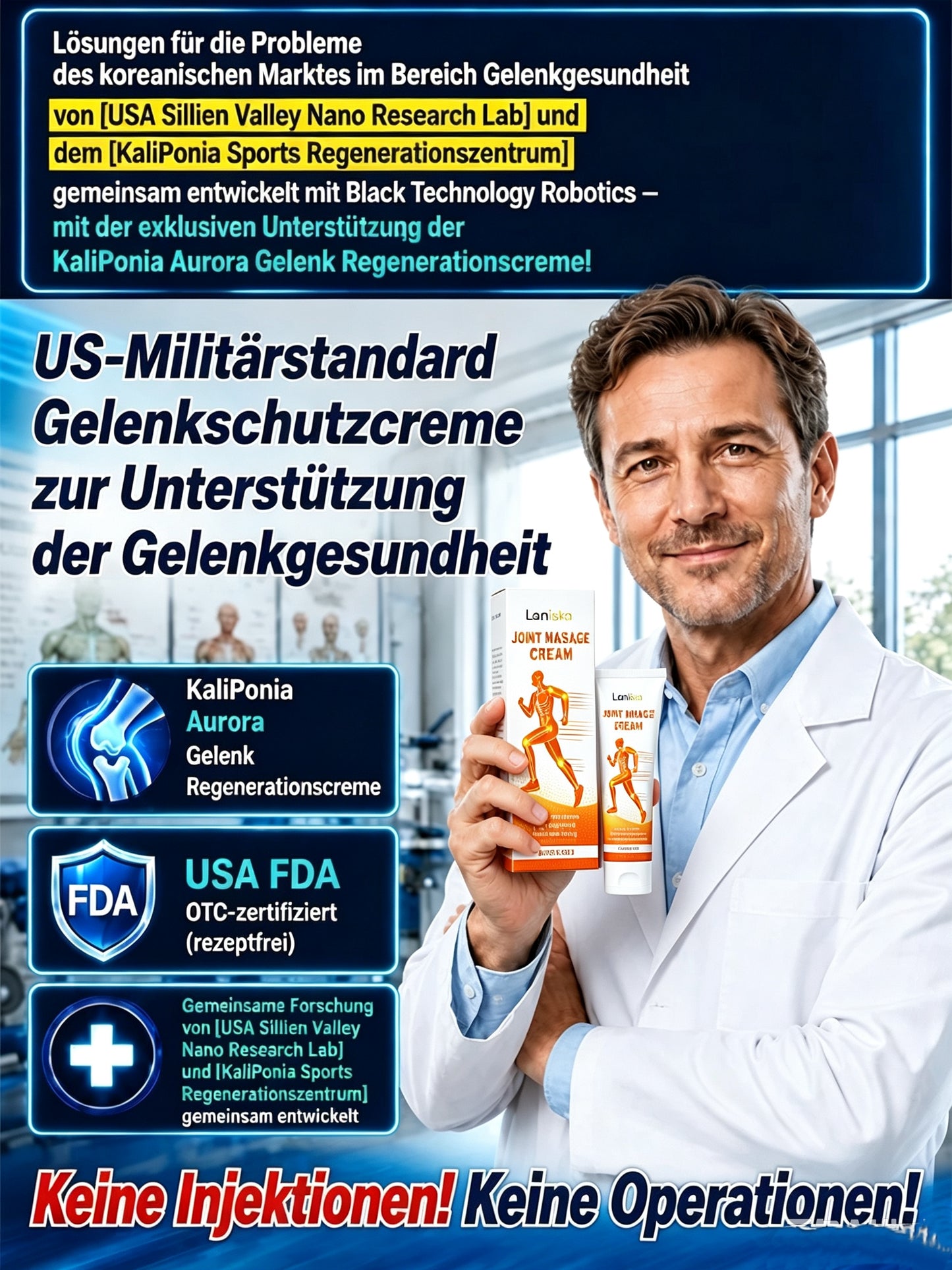 🦴💪Glucosamin-Knorpelreparaturgel nach US-Militärstandard