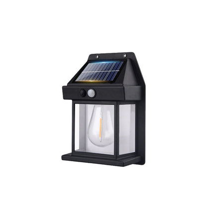 🐺✨ Bewegungs-Sensor Solar-Wandleuchte in Wolfram-Design – automatisch, wetterfest & energieautark. Perfekte Sicherheitsbeleuchtung für Garten und Eingang. 🌞🔋