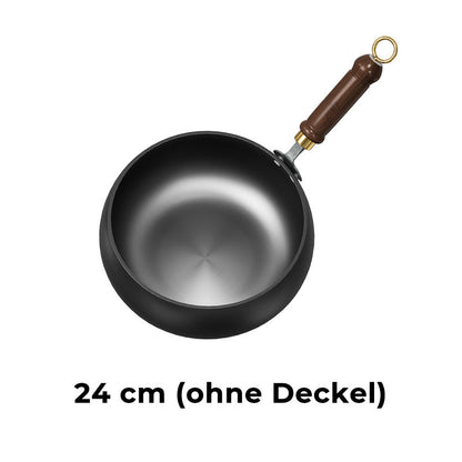 🔥Hot Sale 50% Rabatt🔥Kunsthandwerkliche, nicht emaillierte Gusseisen-Kasserolle