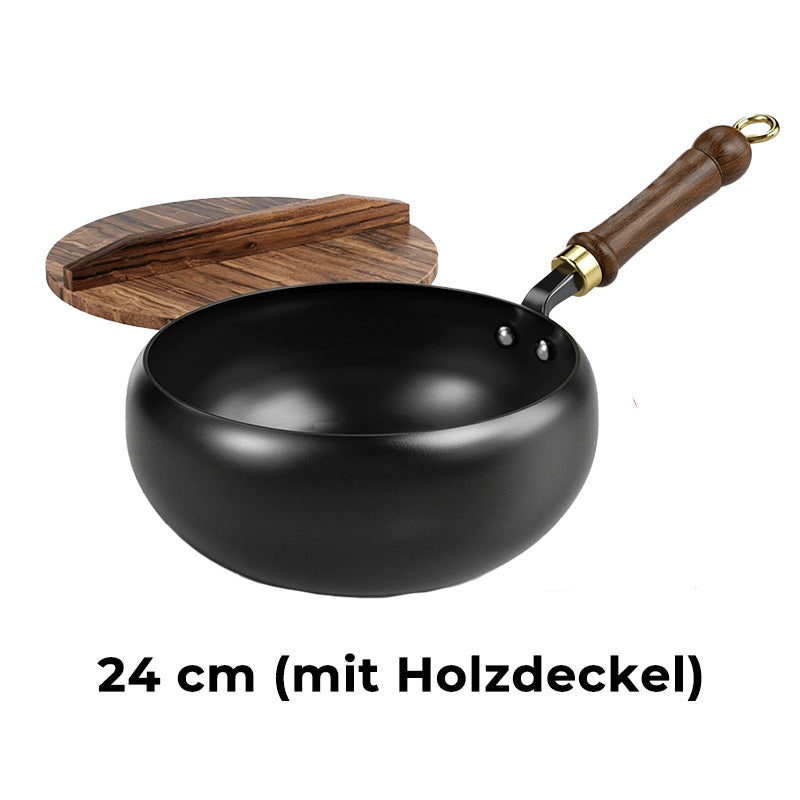 🔥Hot Sale 50% Rabatt🔥Kunsthandwerkliche, nicht emaillierte Gusseisen-Kasserolle