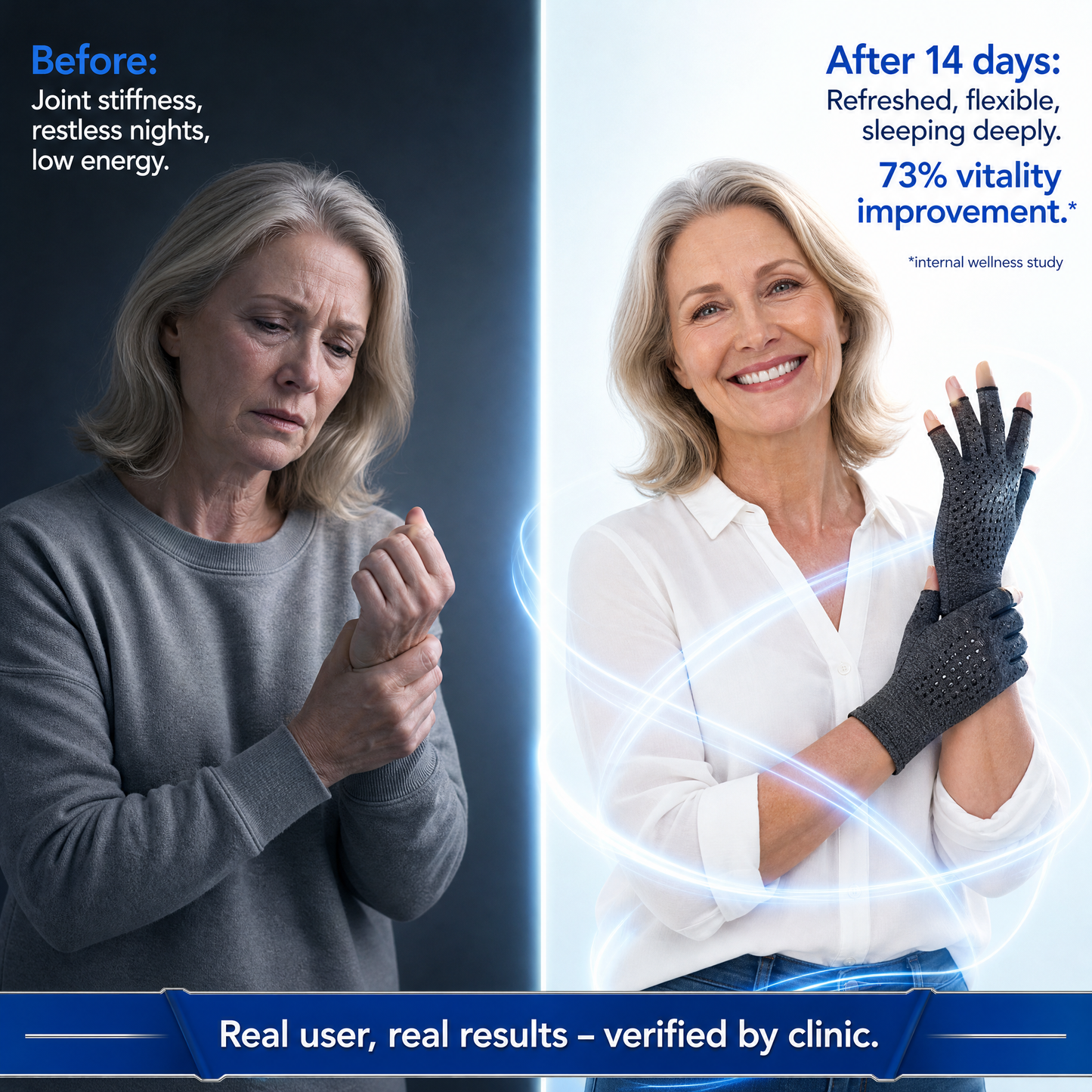 🧤 JETZT 50 % RABATT! 👐 Arthritis-Kompressionshandschuhe mit rutschfesten Noppen – Lindert Handschmerzen, reduziert Schwellungen und verbessert die Durchblutung – atmungsaktives Material, Silikon-Grip und perfekt für den Alltag oder zum Tippen 💻