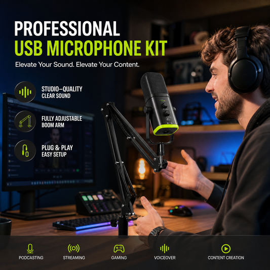 🥳HEISSER SALE 2026🥳💞50.000+ VERKAUFT!👵❤️  USB-XLR-Aufnahmemikrofon mit Echounterdrückung