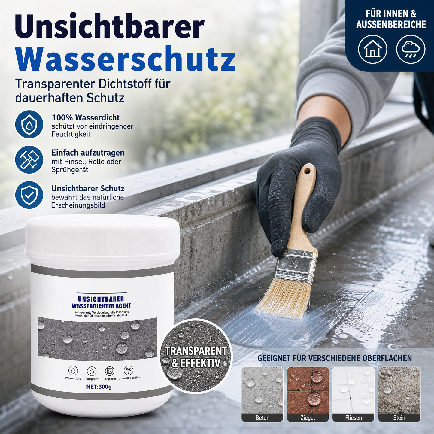 🧪Wasserdichtes und auslaufsicheres Mittel – Dauerhafte Abdichtung für Nähte, Dichtungen & Oberflächen 🔥