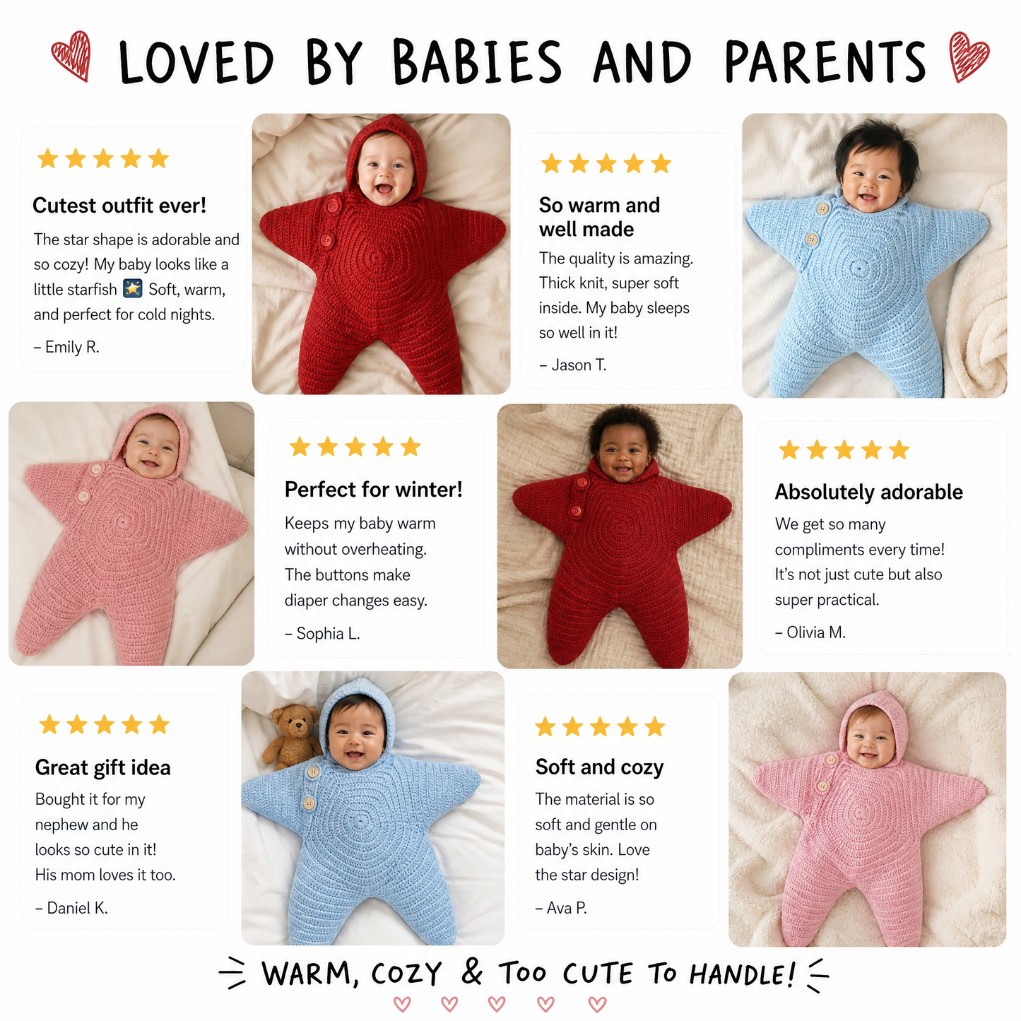 🌟👶 Babypyjama mit fünfzackigem Stern – so süß, dass es fast schon unfair ist!
