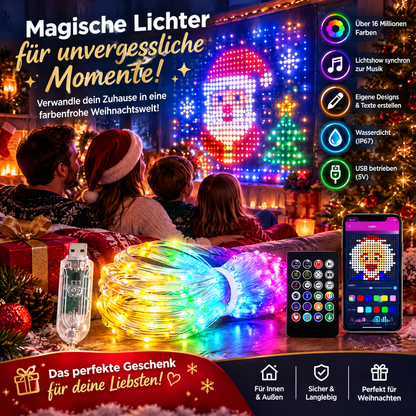 💡 50% RABATT NU! Vattentäta LED-gardinljusslingor – appstyrning, musiksynk & anpassad ljuskonst – perfekt för fest, trädgård och alla rum ✨