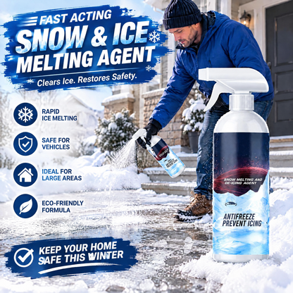 🧊 Hocheffizientes Schnee- und Eisschmelzmittel; geeignet für großflächiges Schneeschmelzen und die Enteisung von Fahrzeugen.