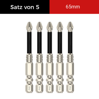💥Neukunden-Special!K5 stoßfeste rutschfeste Bohrer, Schlagbohrer-Bit-Set, Titanlegierung stoßfest rutschfeste PH-Bits, hochmagnetische Schrauber-Bits