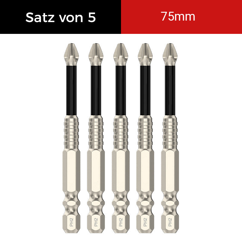 💥Neukunden-Special!K5 stoßfeste rutschfeste Bohrer, Schlagbohrer-Bit-Set, Titanlegierung stoßfest rutschfeste PH-Bits, hochmagnetische Schrauber-Bits
