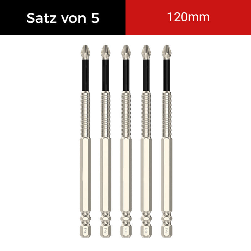 💥Neukunden-Special!K5 stoßfeste rutschfeste Bohrer, Schlagbohrer-Bit-Set, Titanlegierung stoßfest rutschfeste PH-Bits, hochmagnetische Schrauber-Bits