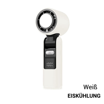 🧊 SOMMERAKTION -50%! 💦 2026 Mini-Röhrenventilator – Leistungsstarke Eiskühlung, 4000-mAh-Akku, 183 mm kompakt · Grau, Rosa & Weiß ❄️🔥