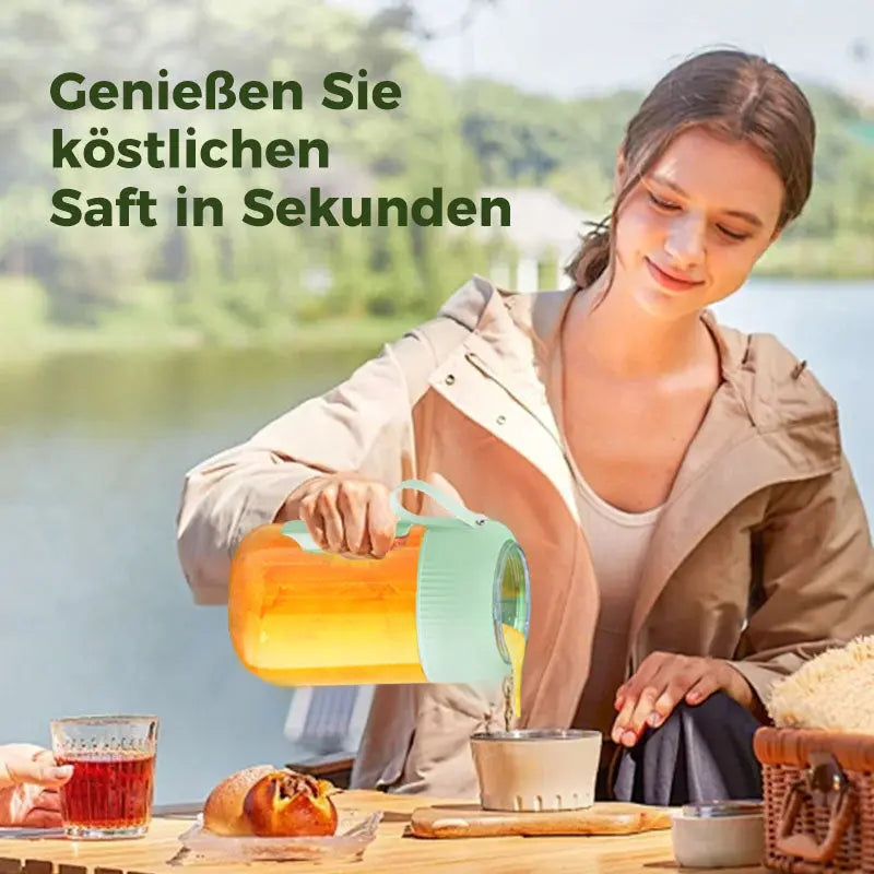 💥Heißer Verkauf ❄️Multifunctional Tragbare Saftpresse Tasse mit Digitalanzeige-Drink fresh juice for a healthy lifestyle