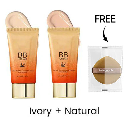 🎉Feuchtigkeitsspendende BB-Creme mit Vogelnest-Peptiden – Makellose Deckkraft ohne Maskeneffekt!