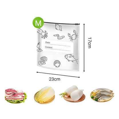 ♻️ Wiederverwendbare, verschließbare Aufbewahrungsbeutel aus Aluminiumfolie 🥬