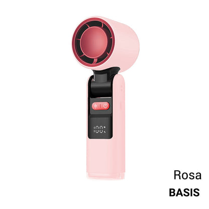 🧊 SOMMERAKTION -50%! 💦 2026 Mini-Röhrenventilator – Leistungsstarke Eiskühlung, 4000-mAh-Akku, 183 mm kompakt · Grau, Rosa & Weiß ❄️🔥