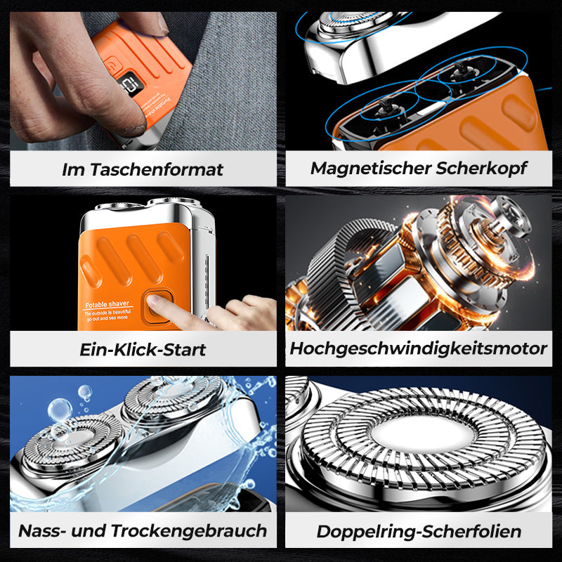 🔥2026 Neues Design 47 % Rabatt✨Mini-Elektrorasierer für Herren