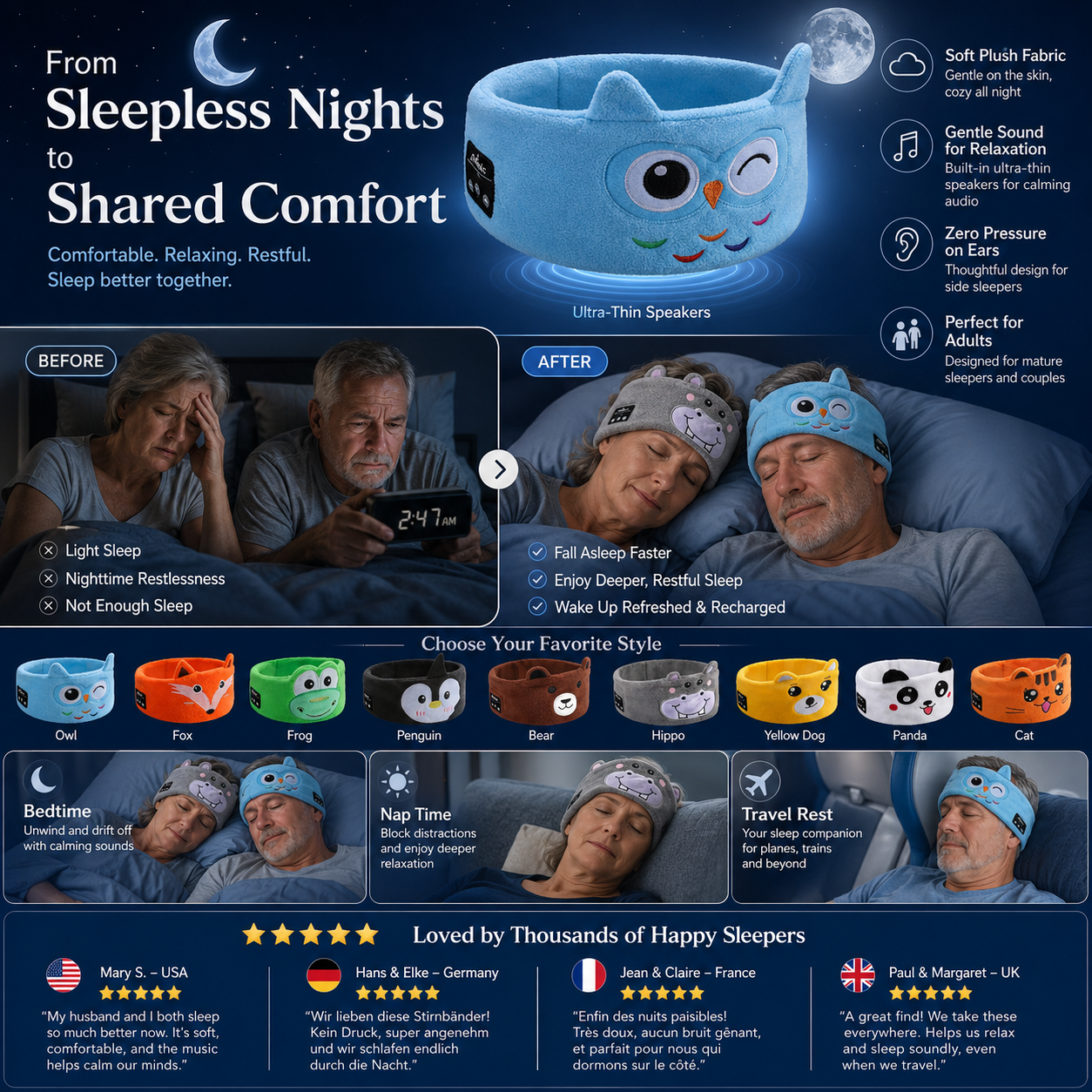🥳2026 HEISSER VERKAUF🥳💞Über 50.000 verkauft!🎧😴  Bluetooth-Stirnband für Kinder – 2-in-1: Weiches Stirnband und Schlafmaske. Perfekt für Reisen oder zum Mittagsschlaf. 🧸✨