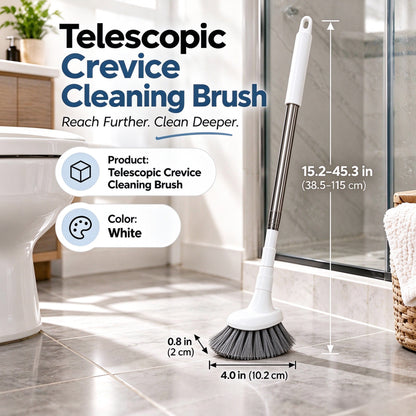 📢 ⏰ Teleskop-Reinigungsbürste | Scheuerbürste für schwer zugängliche Ecken🚽
