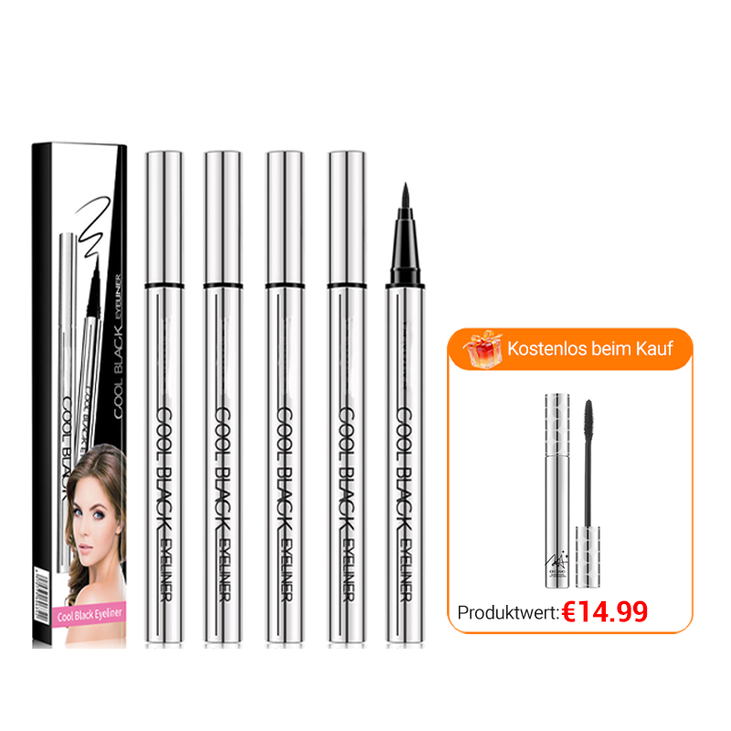 ✨ Wasserfester und wischfester Eyeliner – Präzision und tiefes Schwarz für 24 Stunden! ✨