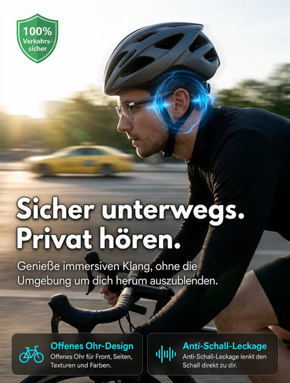 😎Intelligente Brille mit KI-Übersetzung, unterstützt 160 Sprachen und ChatGPT, mit integriertem Mikrofon und Hi-Fi-Lautsprechern