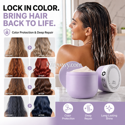 💦 Feuchtigkeitsspendende, revitalisierende Haarmaske – Spendet Feuchtigkeit, repariert, verleiht Glanz!✨💇‍♀️