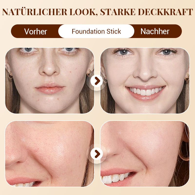 💄 LIMITIERT: 1+1 GRATIS! 🎁 Feuchtigkeitsspendender Foundation Stick – Für Strahlend-Geschmeidige Haut & Perfektes Finish ✨