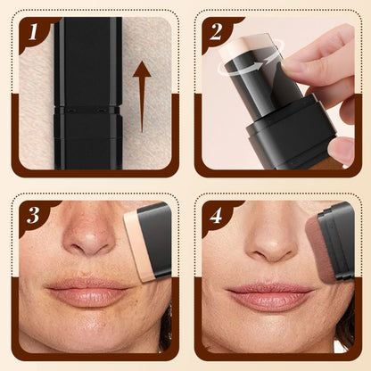 💄 LIMITIERT: 1+1 GRATIS! 🎁 Feuchtigkeitsspendender Foundation Stick – Für Strahlend-Geschmeidige Haut & Perfektes Finish ✨