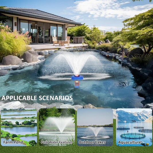 🥳HEISSER SALE 2026🥳💞50.000+ VERKAUFT!👵  Schwimmender Springbrunnenbelüfter, geeignet für Garten- und Landwirtschaftsteiche