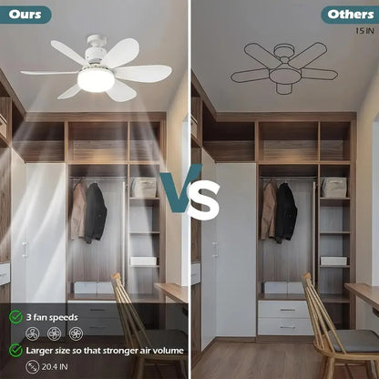 🔥Kostenloser Versand & 50 % Rabatt🔥🍃 Intelligenter Deckenventilator mit Licht, RGB-Beleuchtung und Bluetooth-Lautsprecher♨️❄️