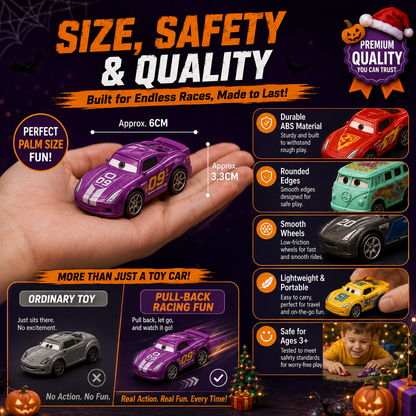 🚗🔥 50 % RABATT! Mini-Spielzeugautos im Cartoon-Stil – leuchtende Farben, leichtgängige Räder, strapazierfähiges ABS – ideal als Partygeschenke und Sammlerstücke für Kinder ✨