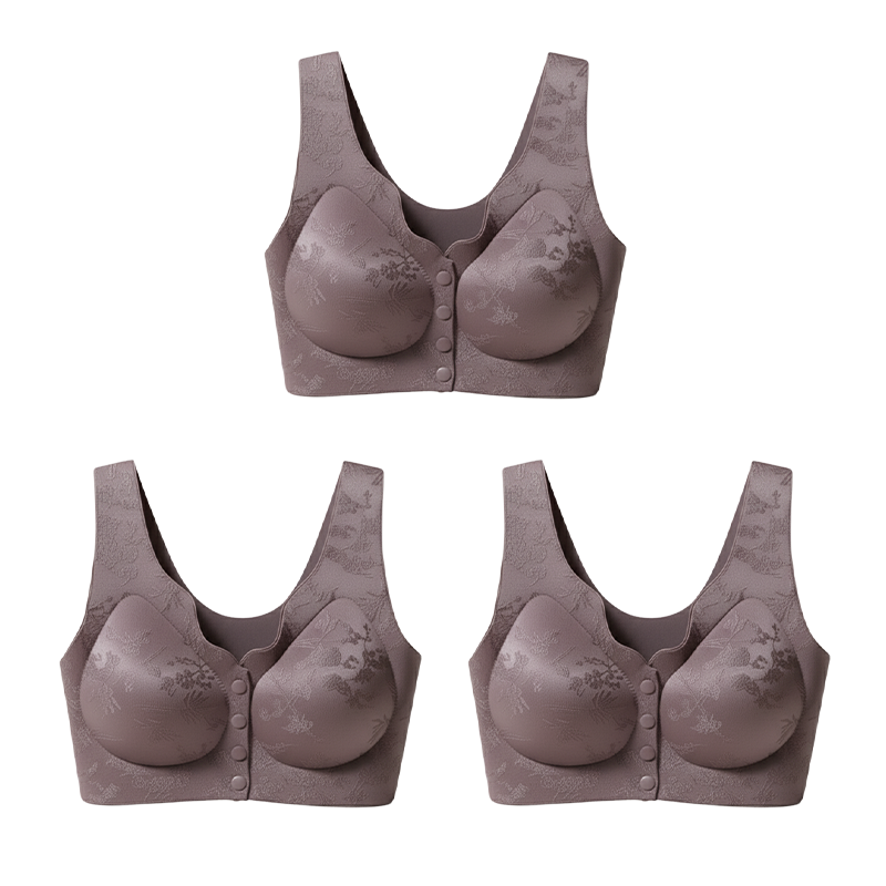 🎁 Herbst-Sonderangebot: 50 % Rabatt 💃 Bequemer, vorne zu verschließender, bügelloser, nahtloser BH 🌸