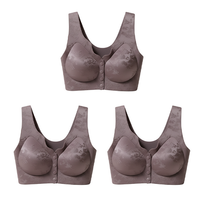 🎁 Herbst-Sonderangebot: 50 % Rabatt 💃 Bequemer, vorne zu verschließender, bügelloser, nahtloser BH 🌸