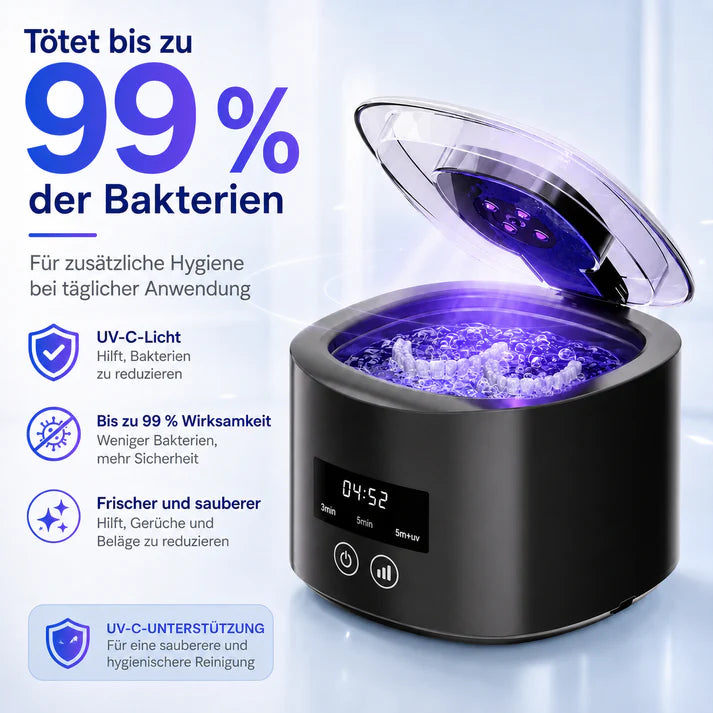 ❄️Sommerfrische 50 % Rabatt!🦷Denture Dome Ultraschall-UV-C-Reiniger – Für ein frischeres, saubereres Gebiss in nur 5 Minuten