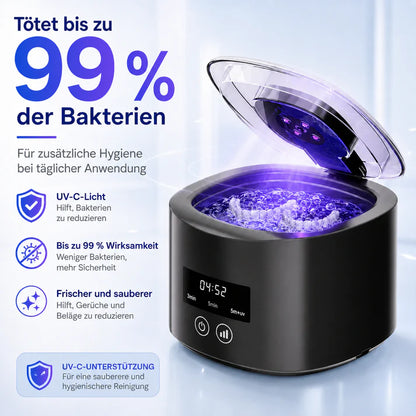 ❄️Sommerfrische 50 % Rabatt!🦷Denture Dome Ultraschall-UV-C-Reiniger – Für ein frischeres, saubereres Gebiss in nur 5 Minuten