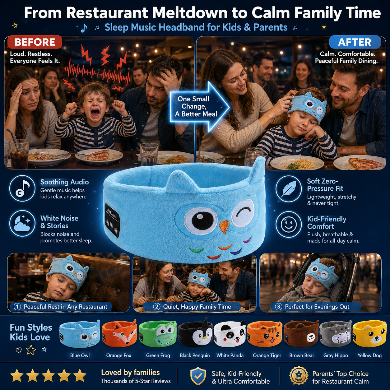 🥳2026 HEISSER VERKAUF🥳💞Über 50.000 verkauft!🎧😴  Bluetooth-Stirnband für Kinder – 2-in-1: Weiches Stirnband und Schlafmaske. Perfekt für Reisen oder zum Mittagsschlaf. 🧸✨