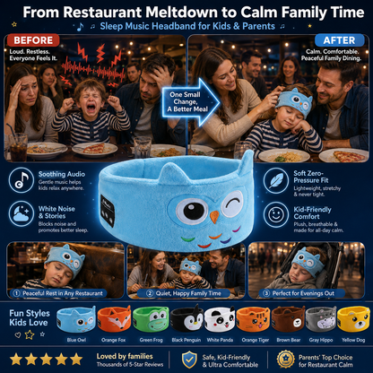 🥳2026 HEISSER VERKAUF🥳💞Über 50.000 verkauft!🎧😴  Bluetooth-Stirnband für Kinder – 2-in-1: Weiches Stirnband und Schlafmaske. Perfekt für Reisen oder zum Mittagsschlaf. 🧸✨