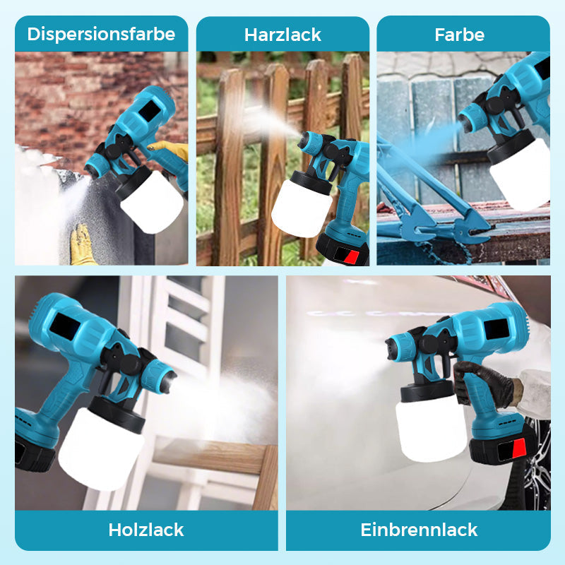 🔥🔥 59 % Rabatt + Gratisversand! 💥 🎨 Kabelloses elektrisches Farbspritzgerät – Schnell, sauber und effizient