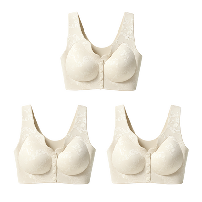 🎁 Herbst-Sonderangebot: 50 % Rabatt 💃 Bequemer, vorne zu verschließender, bügelloser, nahtloser BH 🌸