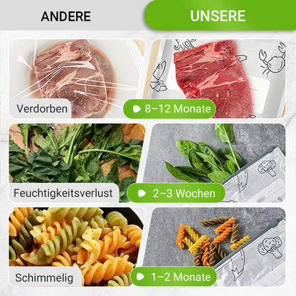 ♻️ Wiederverwendbare, verschließbare Aufbewahrungsbeutel aus Aluminiumfolie 🥬