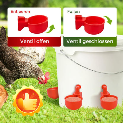 🔥🔥Geschenk für Hühnerliebhaber 44% OFF--🔥Automatische Hühnertränke Vogelhäuschen