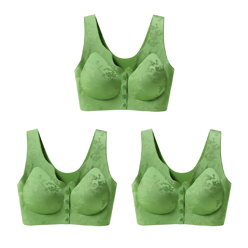 🎁 Herbst-Sonderangebot: 50 % Rabatt 💃 Bequemer, vorne zu verschließender, bügelloser, nahtloser BH 🌸