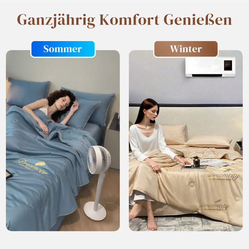💎 50% RABATT! 💎 4-teiliges Atmungsaktives Bettwäsche-Set – Intelligente Temperaturregulierung, Kühlend & Ganzjährig Bequem 🌬️🛏️