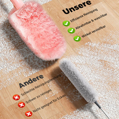 🧹📦Folierbarer und waschbarer Staubwedel für die Oberflächenreinigung