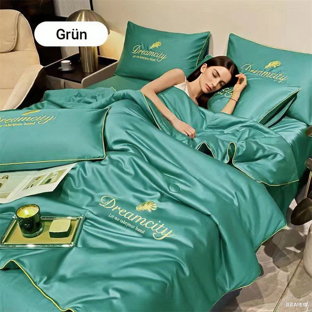 💎 50% RABATT! 💎 4-teiliges Atmungsaktives Bettwäsche-Set – Intelligente Temperaturregulierung, Kühlend & Ganzjährig Bequem 🌬️🛏️