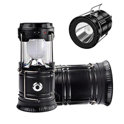 ⛺️Solar-Campinglaterne – wiederaufladbare LED-Leuchte mit Magnetfuß und ausklappbarem Aufhängehaken; zusammenklappbare, batteriebetriebene Lampe – ideal bei Stromausfällen, zum Wandern und für Notfälle