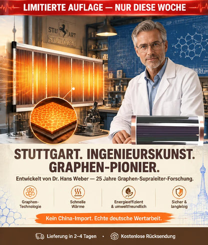 【5 Sekunden Schnellheizung】Deutsche High-Tech Graphen-Wandheizung