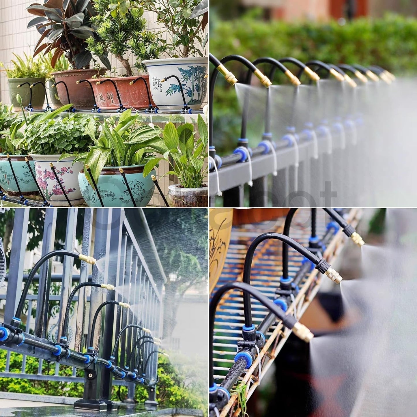 🔥Letzter Tag 50 % Rabatt✨🌱360° Gebogenes Garten-Automatik-Bewässerungssystem