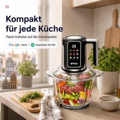 🔪 Kabelloser, USB-betriebener Küchenwolf für Fleisch, Soßen und mehr – schnell, hygienisch und einfach! 🍖🥦