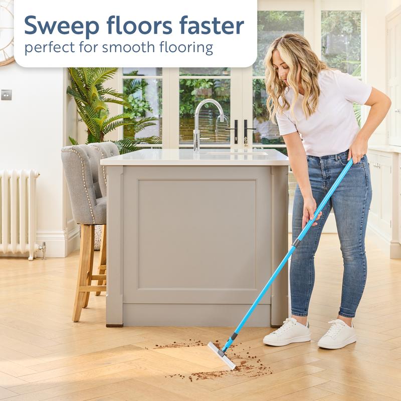 🧼LETZTER TAG DES SONDERANGEBOTS: Nur 10,99 €! 🔥🔥Minky Flexi Edge Sweeper: Vielseitige Reinigung für Böden, Teppiche und Fenster!