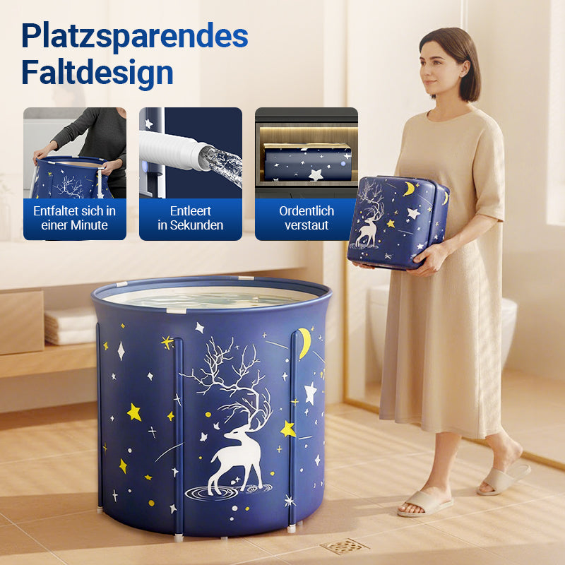 💧 Beheizte faltbare Badewanne für den Hausgebrauc