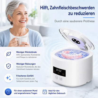 ❄️Sommerfrische 50 % Rabatt!🦷Denture Dome Ultraschall-UV-C-Reiniger – Für ein frischeres, saubereres Gebiss in nur 5 Minuten